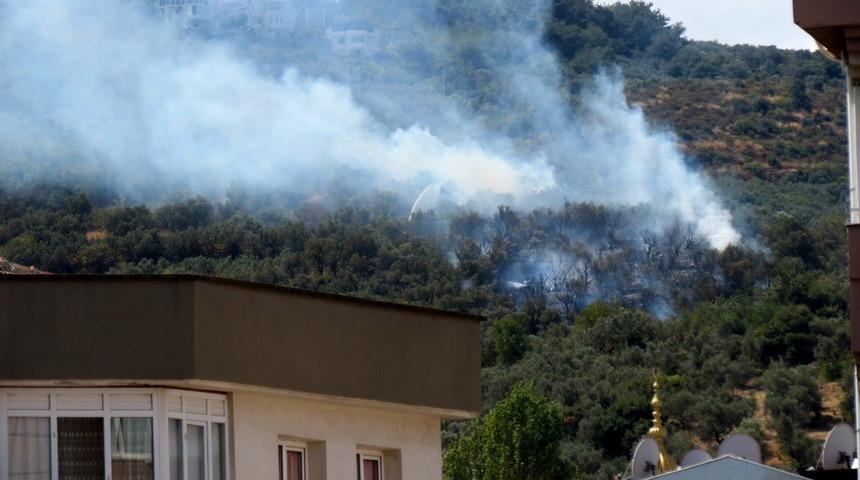 Mudanya’da korkutan yangın