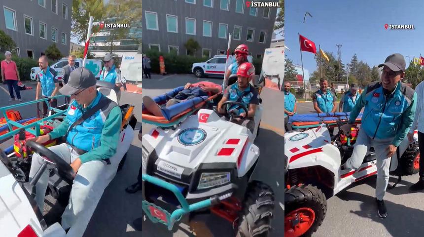 Bakan Memişoğlu, ATV ambulansı tanıttı