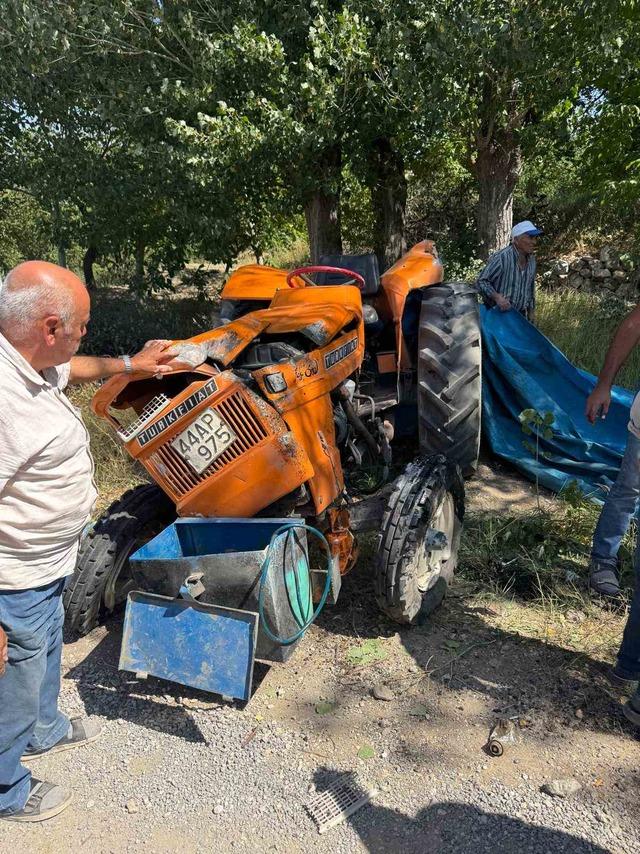 Malatya’da traktör kazası: 2 yaralı 3