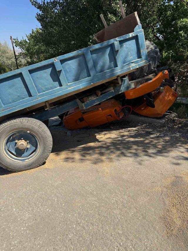 Malatya’da traktör kazası: 2 yaralı 1