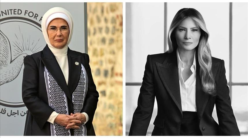Emine Erdoğan'ın Melania Trump'a gönderdiği Gazze mektubu dünya basınında geniş yer buldu