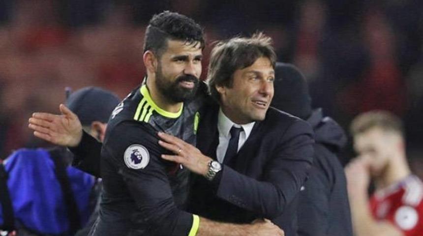 Conte geldi Diego Costa coştu