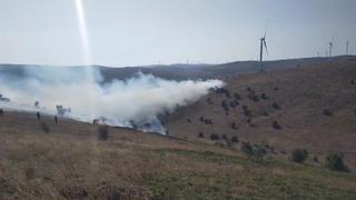 Tokat’ta örtü yangını kontrol altına alındı