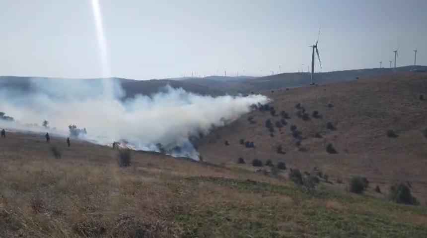 Tokat’ta örtü yangını kontrol altına alındı