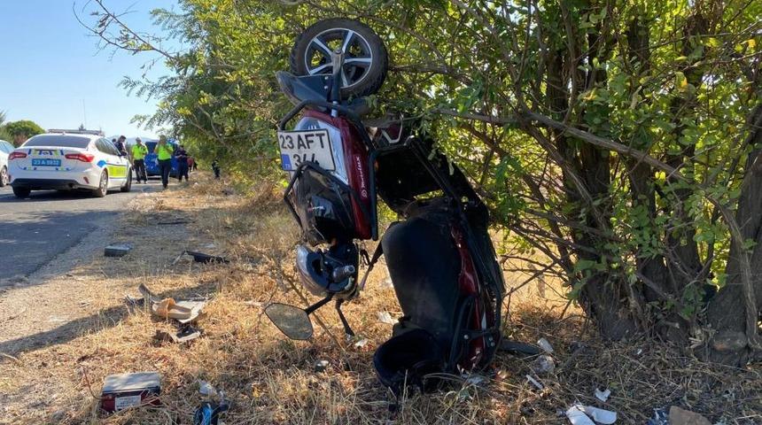 Aracın çarptığı motosikletin sürücüsü hayatını kaybetti 