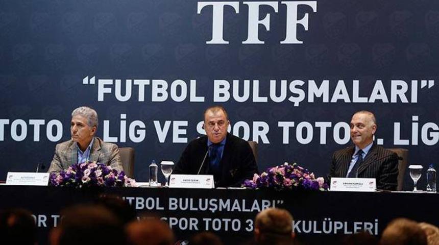 Fatih Terim kul&uuml;p başkanlarıyla buluştu