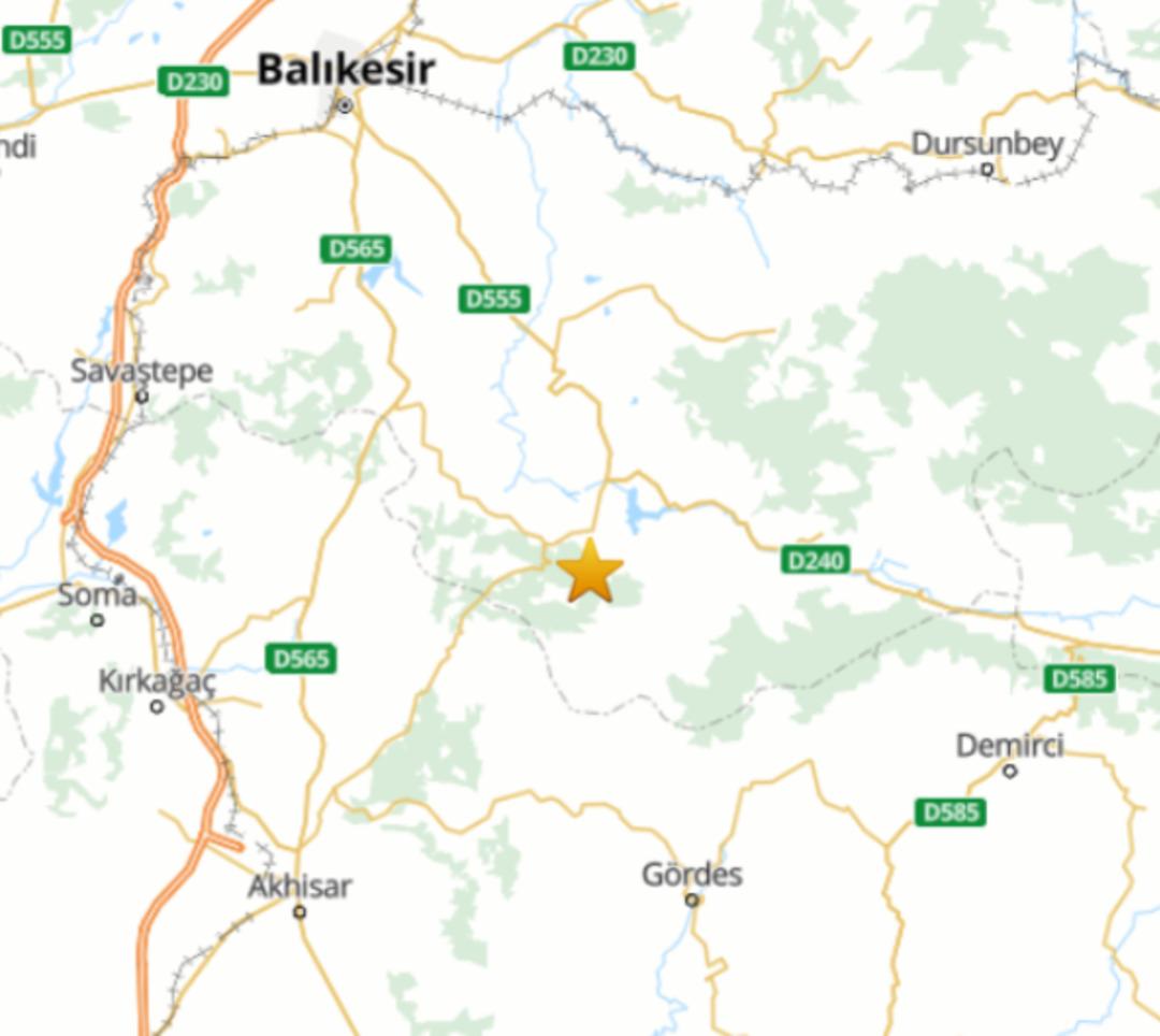 Balıkesir de deprem! İstanbul da da hissedildi: Peş peşe depremler: 4.8, 4.2, 4.3...(AFAD-Kandilli son depremler) 1
