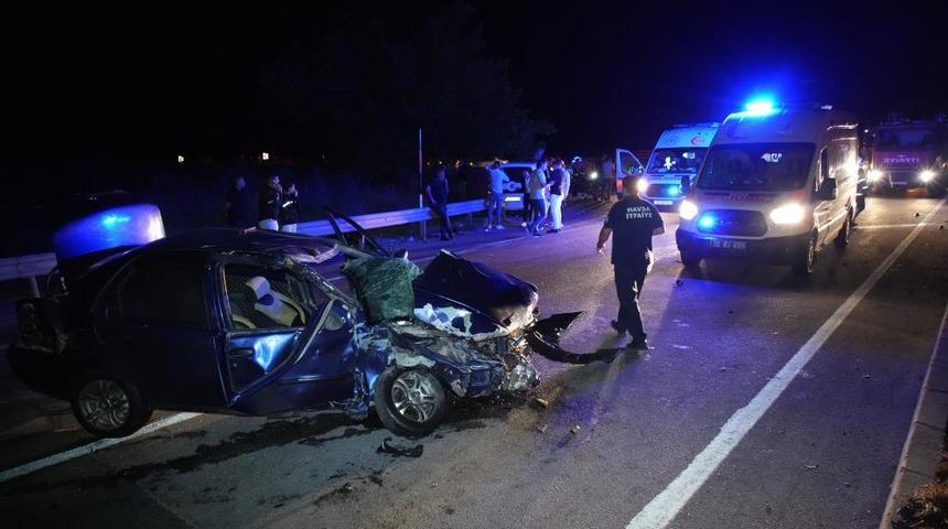 Edirne’de feci kaza: 1’i ağır 5 yaralı