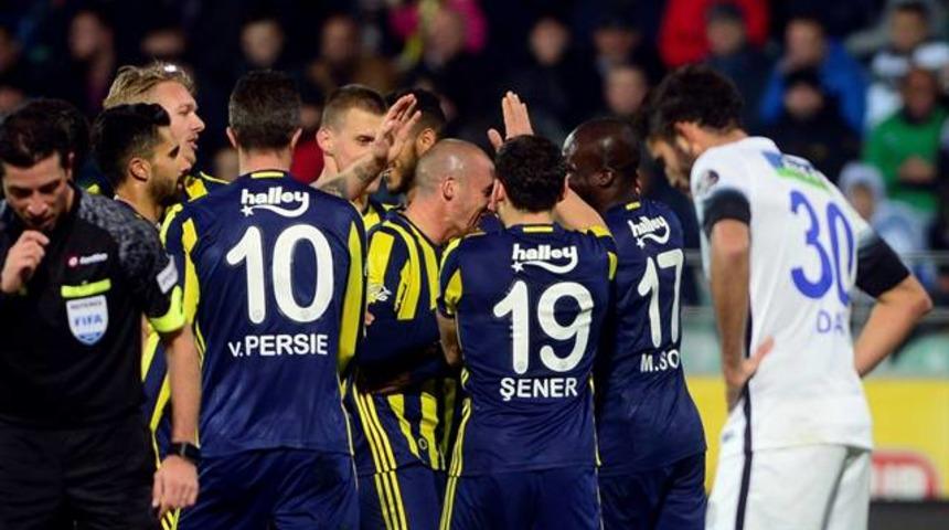 Fenerbahçe seriyi Rize'de de sürdürdü