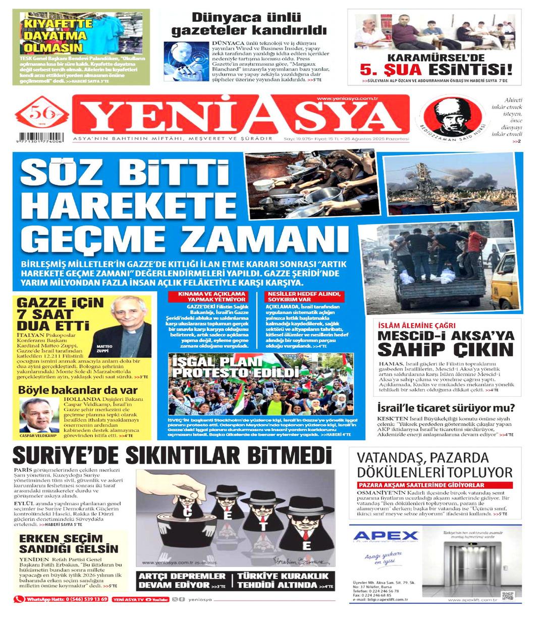 Yeni Asya Gazetesi