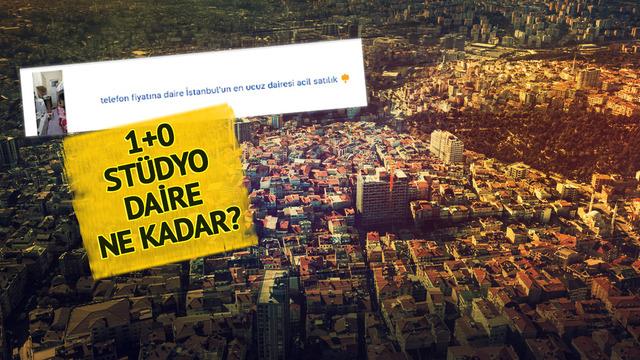 Telefon fiyatına satılan da var, dudak uçuklatan rakamlar da! İstanbul'da 1+0 stüdyo daire fiyatı ne kadar? Kirası ne kadar?