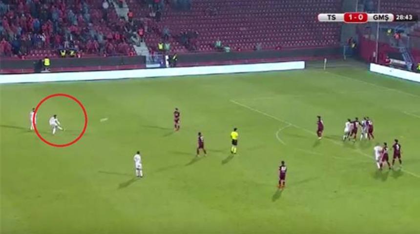 Trabzonspor'u &Ccedil;alhanoğlu yıktı