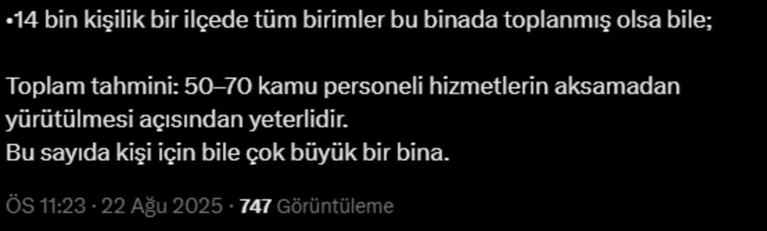 15 bin nüfuslu ilçede 71 milyon TL lik bina: Sosyal medyada "şatafat, lüks" tepkileri yağıyor! "Keçiborlular da orada kalıyor herhalde" 6