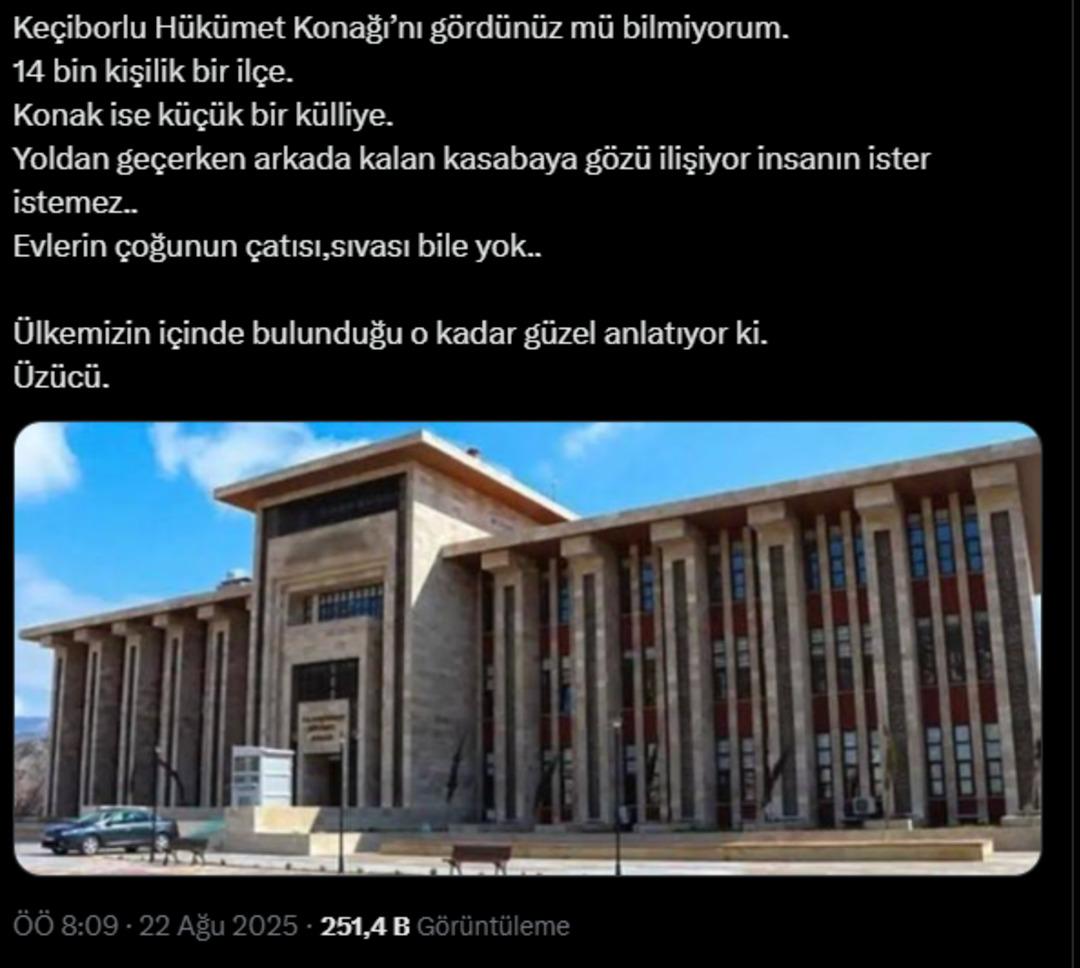 15 bin nüfuslu ilçede 71 milyon TL lik bina: Sosyal medyada "şatafat, lüks" tepkileri yağıyor! "Keçiborlular da orada kalıyor herhalde" 2