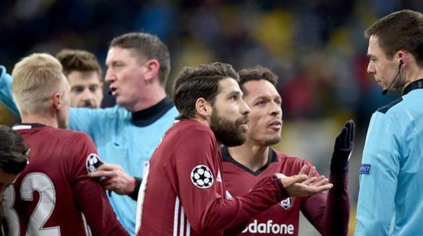 Kiev'de ma&ccedil; sonu t&uuml;nel karıştı