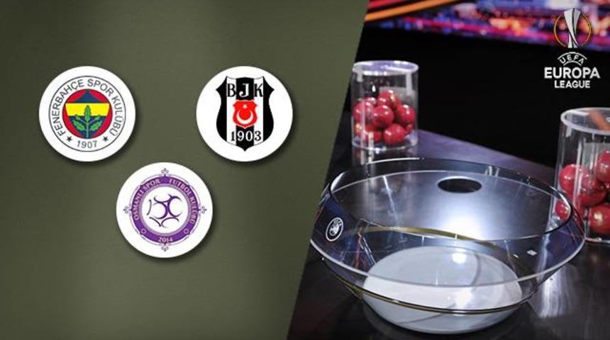 UEFA Avrupa Ligi'nde rakipler belli oluyor