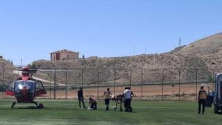 Malatya’da ambulans helikopter 78 yaşındaki hasta için havalandı