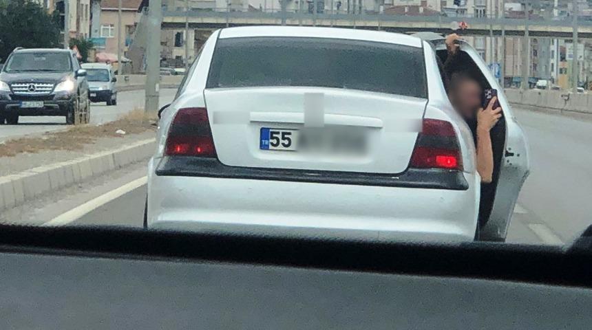 Samsun’da trafikte tehlikeli davranışlar cezasız kalmadı