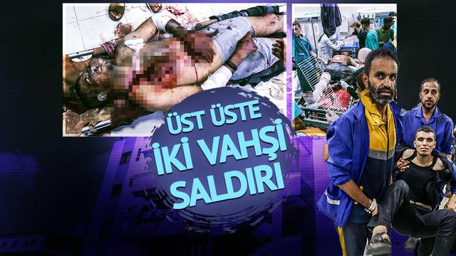 Hastaneye üst üste iki vahşi saldırı: Korkunç katliam kamerada! İsrail bu kez gazetecileri hedef aldı; çok sayıda can kaybı...