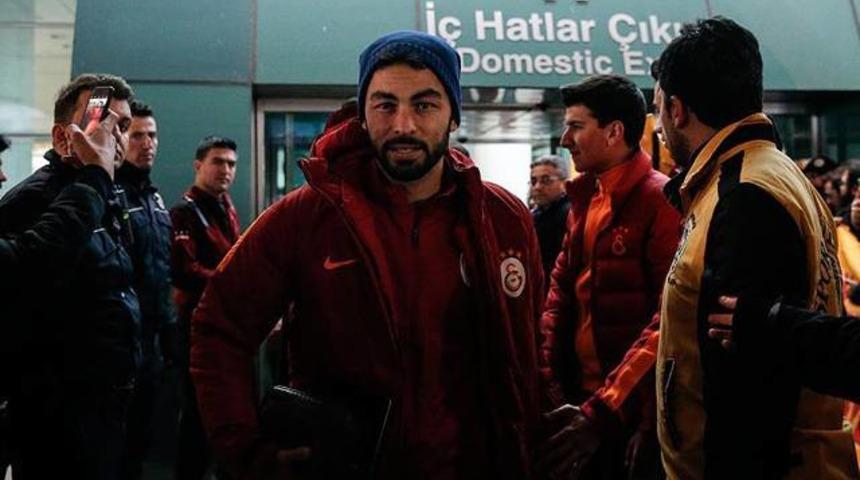 Galatasaray kafilesi Ankara'da