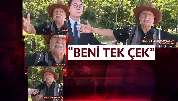 Şener Üşümezsoy'dan canlı yayında beklenmedik çıkış! Kameramanı azarladı: "Beni tek çek"