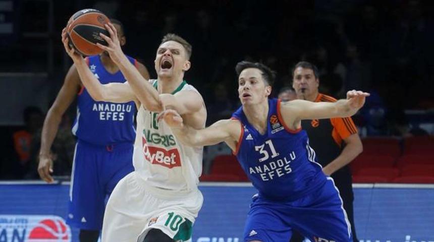 Anadolu Efes 71 - 84 Zalgiris Kaunas