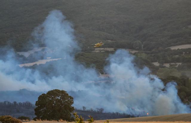 Balıkesir in Susurluk ilçesinde çıkan orman yangınına müdahale ediliyor 11