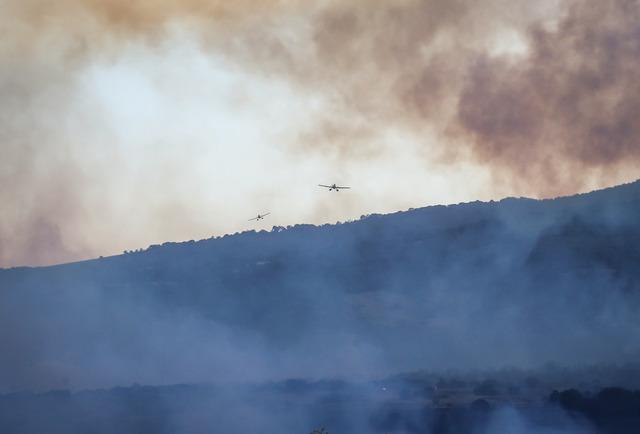 Balıkesir in Susurluk ilçesinde çıkan orman yangınına müdahale ediliyor 7