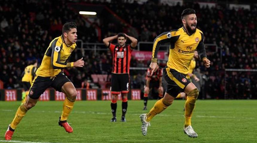 Arsenal'den m&uuml;thiş geri d&ouml;n&uuml;ş! 20 dakikada...