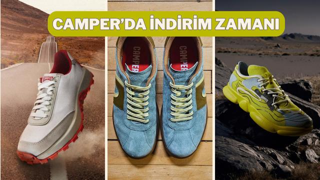 Stil ve konfor bir arada! Camper ayakkabılarda indirim başladı