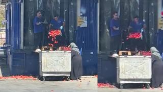 Çalışanlar döktü, gariban topladı! Zincir market fiyaskosu sosyal medyada tepki topladı