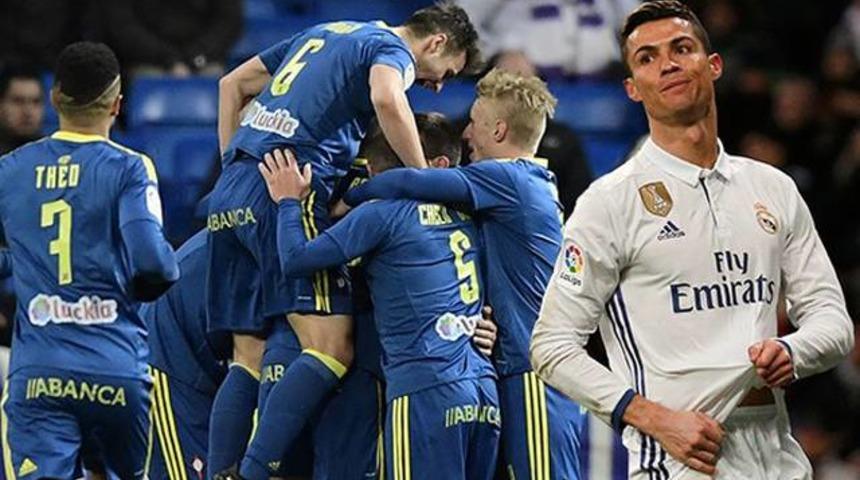 Real Madrid'e bir darbe de Celta Vigo'dan