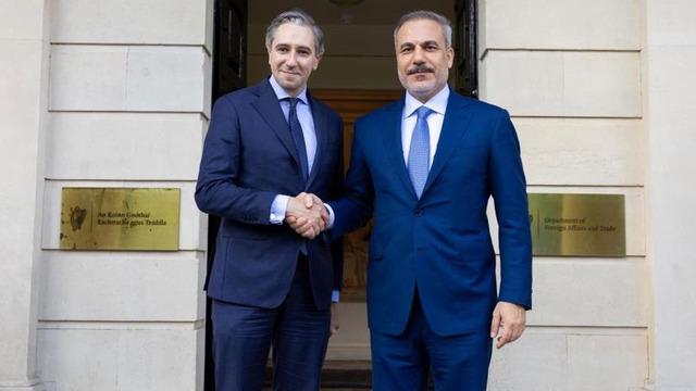 Dışişleri Bakanı Fidan, İrlanda Başbakan Yardımcısı Harris ile görüştü