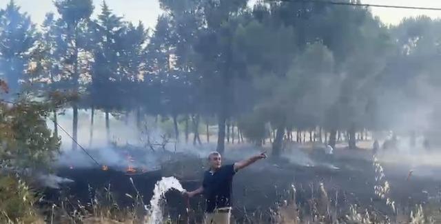 Bursa’da korkutan orman yangını 1