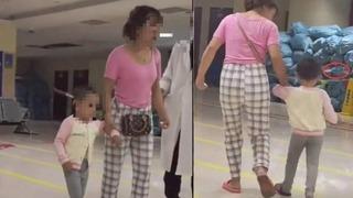 Başına bıçak saplandı, 3 yaşındaki çocuk hastaneye yürüyerek gitti! Kan donduran görüntü