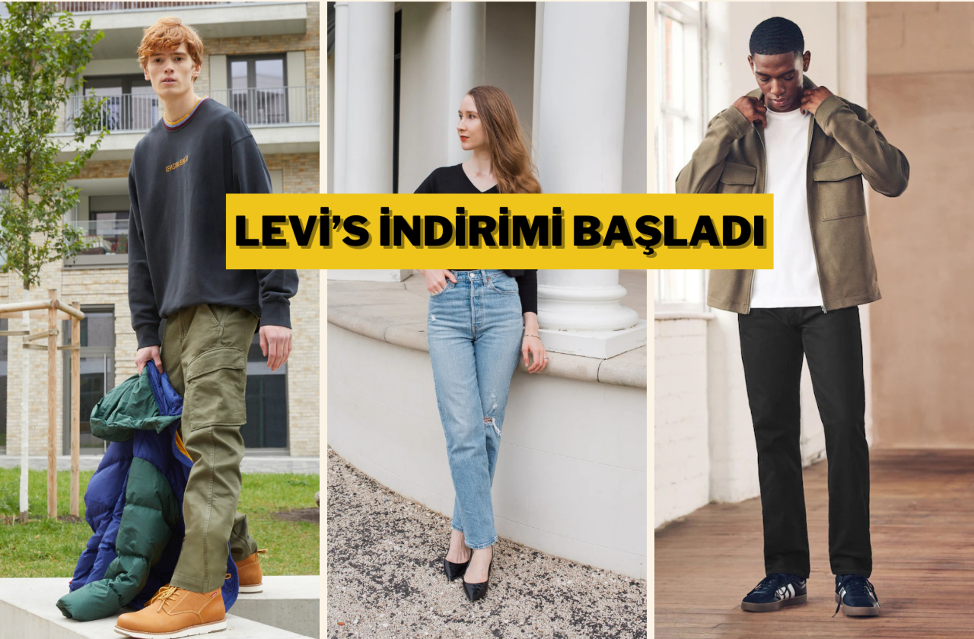 Gömlek, tişört, jeans ve dahası! Levi's indirimleri başladı