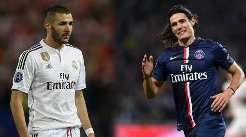 Kul&uuml;pler, Cavani ile Benzema'nın takası konusunda anlaştı