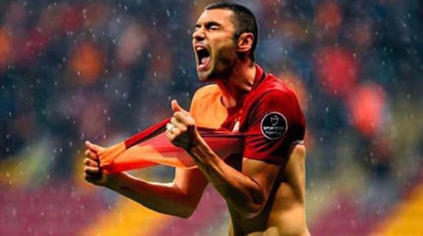 Galatasaray taraftarından Burak Yılmaz &ccedil;ılgınlığı