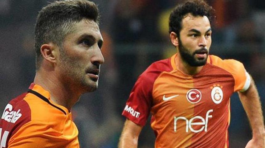 Galatasaray'da Sel&ccedil;uk İnan ve Sabri Sarıoğlu krizi