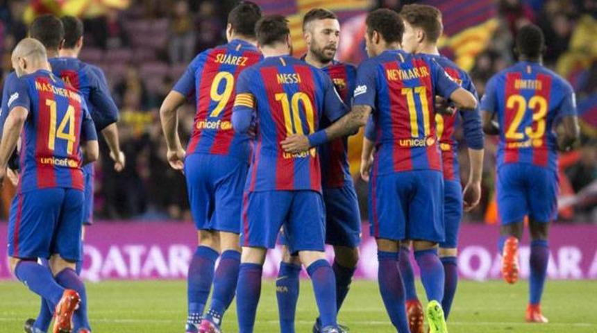 Barcelona Gijon'a gol oldu yağdı