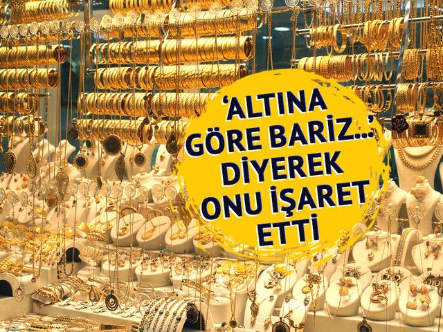 'Unutulmuş, kendisini hatırlattı' deyip işaret etti 'Altın altın derken...'