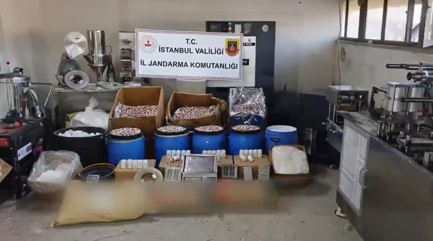 İstanbul'da uyuşturucu operasyonu! Tam 847 bin 600 adet ele geçirildi