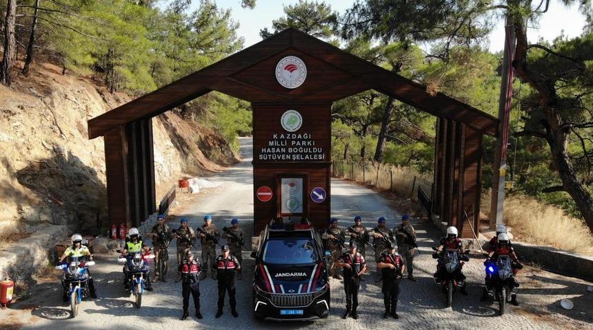 Jandarma'dan orman yangınlarına karşı sıkı denetim