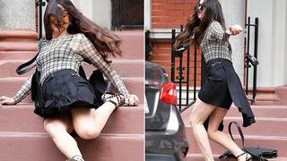 Anne Hathaway film çekimlerinde fena düştü! Hemen toparlanıp...