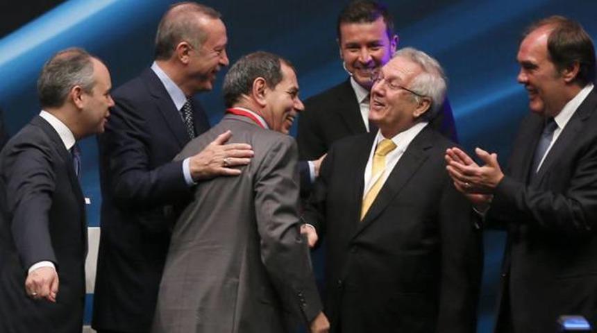 Erdoğan, &Ouml;zbek ve Yıldırım'ı bir araya getirdi