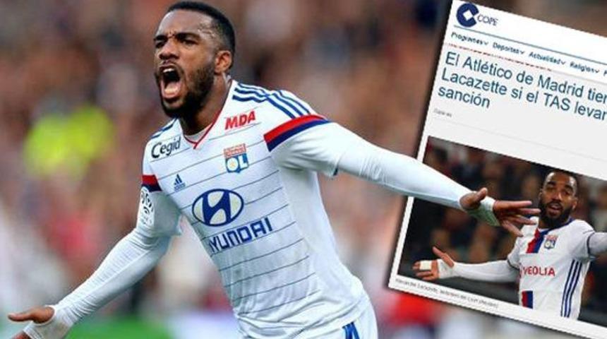 Lyon'da Lacazette şoku