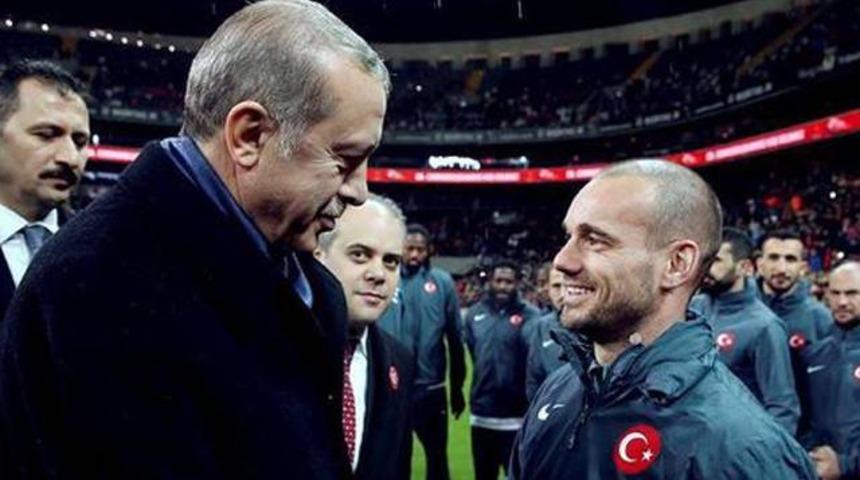 Recep Tayyip Erdoğan'dan Sneijder'e övgü!