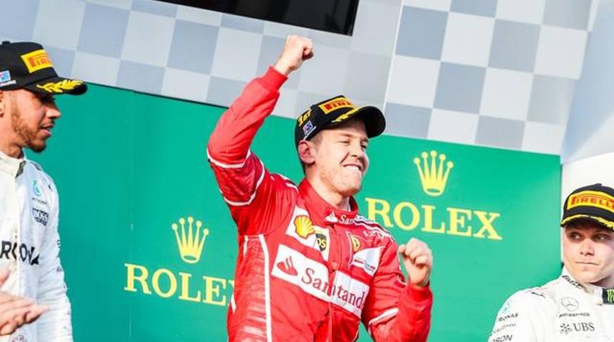 Formula 1&rsquo;de sezonu Vettel a&ccedil;tı