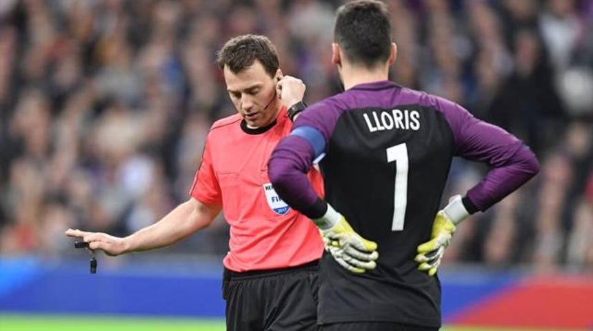 Fransa - İspanya ma&ccedil;ına Video Hakem damgası