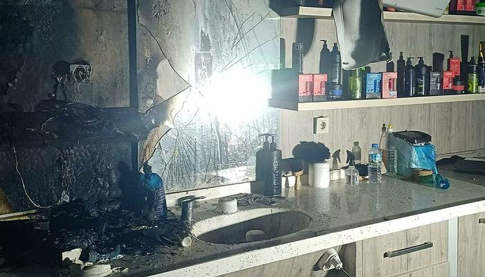 Yer: Aydın! Berber dükkanına molotofkokteylli saldırı